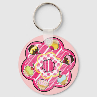 Fun & Whimsical Cupcakes Keychain