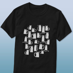 Fun White Cats T-Shirt
