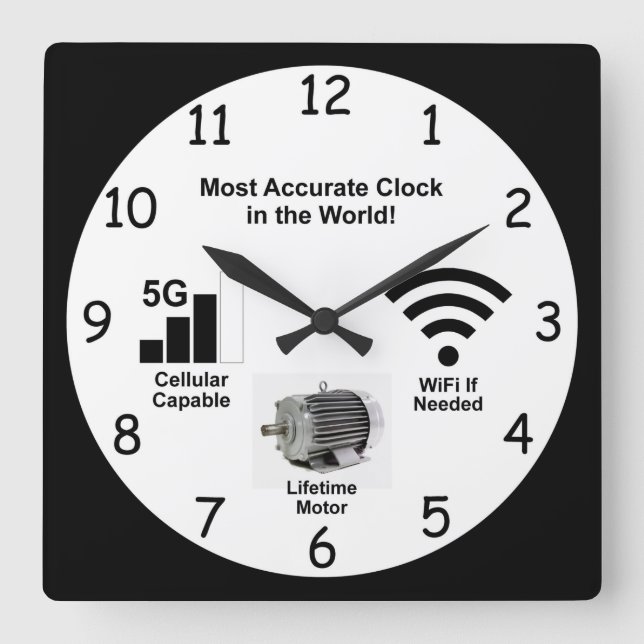 Fun WiFi Cellulaire la plus exacte horloge (Recto)