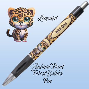 Fun Wild One Leopard Safari Jungle Animal Print 🐆 Pen