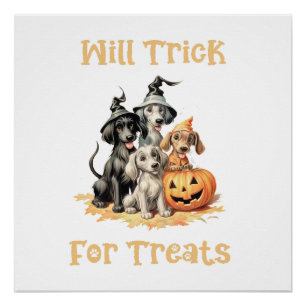 Fun Will Trick Pour Les Traitements Poster Glossy