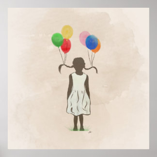 Fun With Balloons Poster