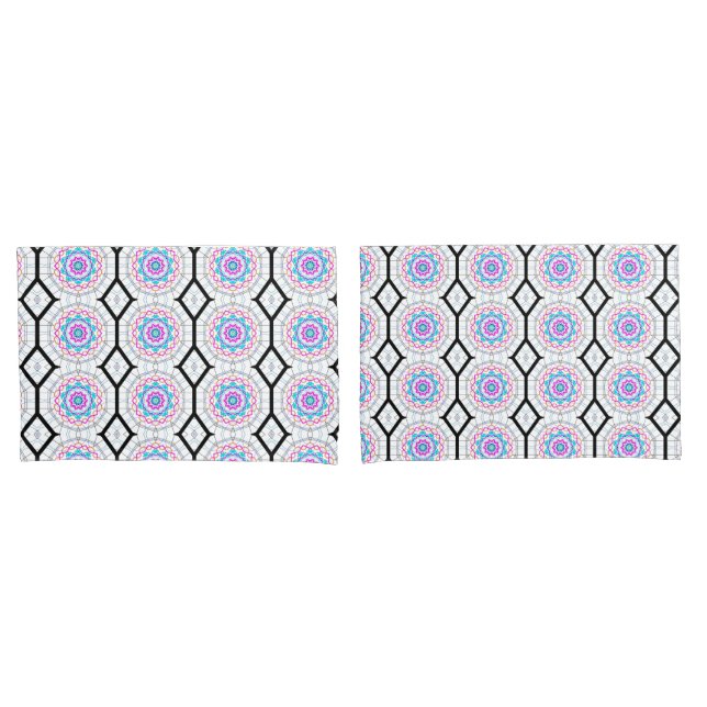 Fun with kaleidoscopes pillowcase (Front-Set)