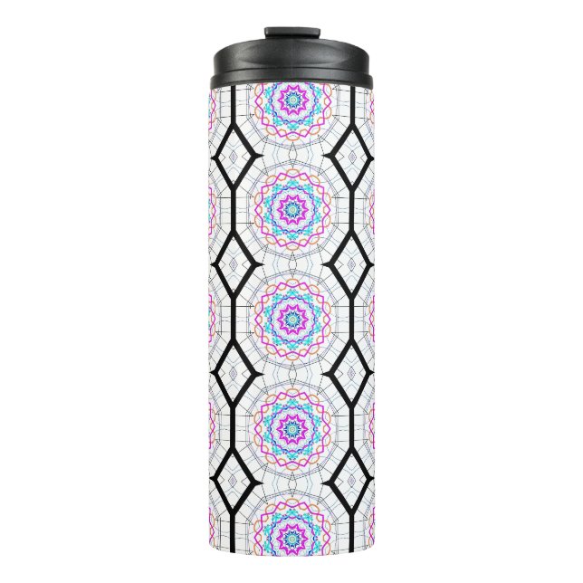 Fun with kaleidoscopes thermal tumbler (Front)