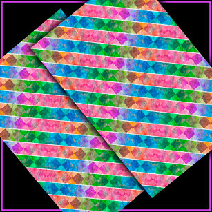 [Fun with Stripes] Pattern #5a Checkered Decoupage Tissue Paper