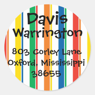 Fun with Stripes Stickers