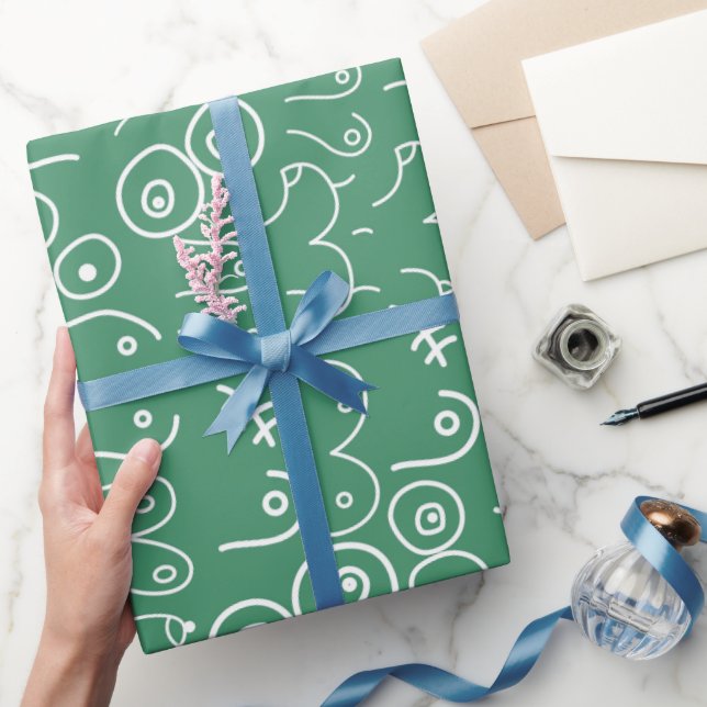 fun woman feminist wrapping paper (Gifting)