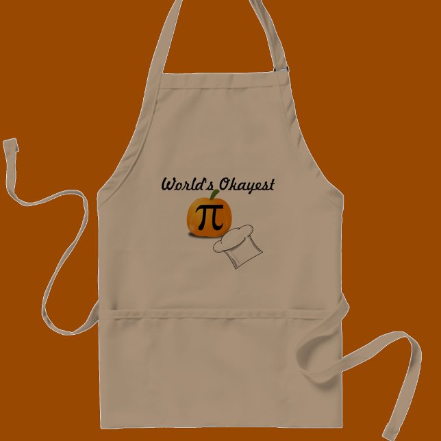 Fun 'World’s Okayest Pumpkin Pi Chef' Standard Apron (Creator Uploaded)