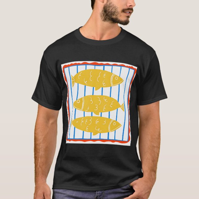 Fun Yellow Fish T-Shirt (Front)