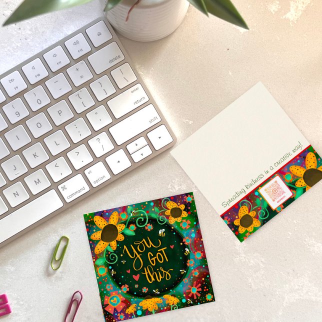 Fun You Got This Floral Inspirivity Kindness cards (Creator Uploaded)