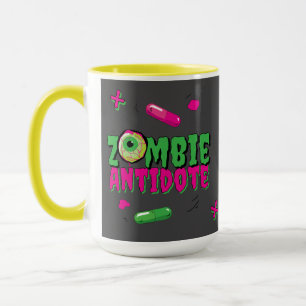 Fun Zombie Antidote.. Shhh.. Zombie Before ...  Mug