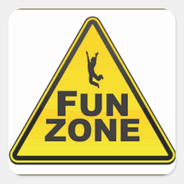 Fun zone sticker (Front)