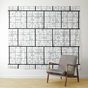 Fun ZOOM Virtual Meeting SUDOKU Background Tapestry