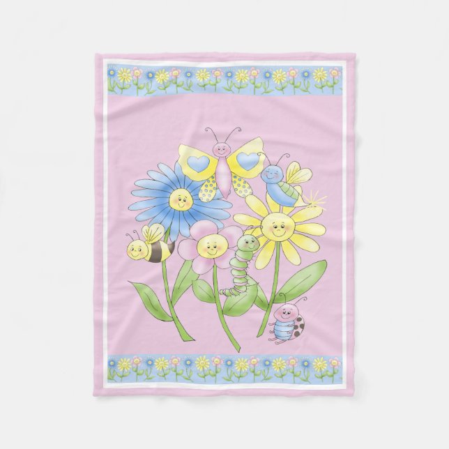 FunBugs Fleece Blanket (Front)