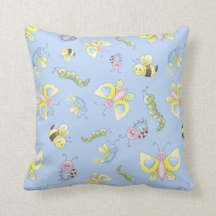FunBugs Throw Pillow