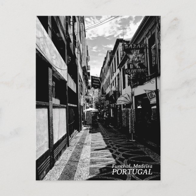Funchal Alleys : Madeira (Portugal) Postcard (Front)