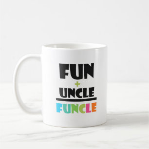 Funcle Definition Fun+uncle=Funcle Funny Fun Uncle Coffee Mug