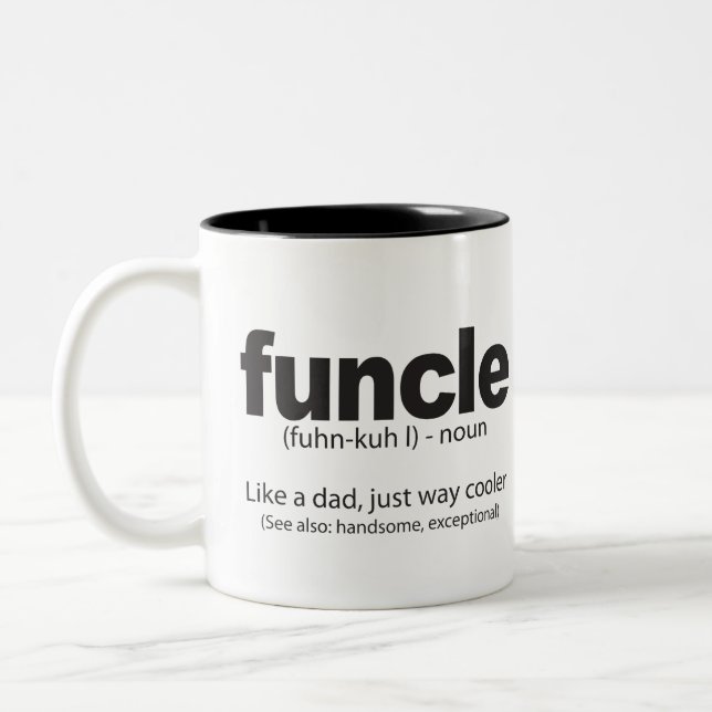 Funcle Definition Funny Quote Mug (Left)