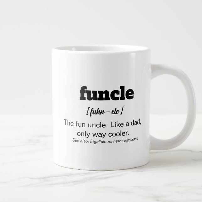 Funcle, Fun oncle Coffee Mug être le plus grand on (Droite)