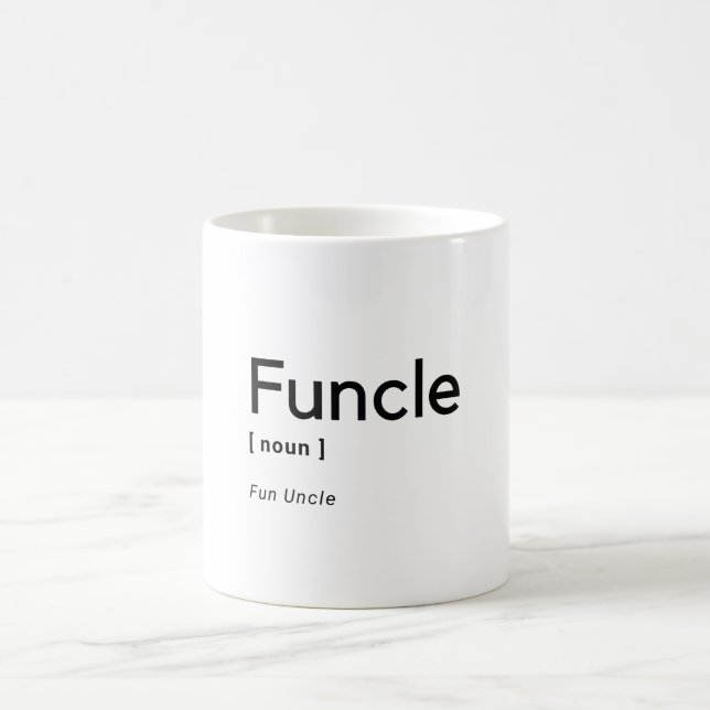 Funcle Fun Uncle Coffee or Tea Mug (Center)