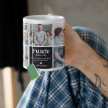Funcle Photo Collage Definition Cute Modern Uncle  Coffee Mug<br><div class="desc">Create your own photo collage coffee mug for a fun uncle- FUNCLE! Simply upload 9 of your favourite pictures and customize text.</div>
