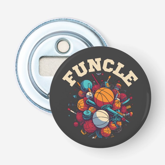 FUNCLE - The Fun Uncle Sports Equipment Whirlwind Bottle Opener (Front)