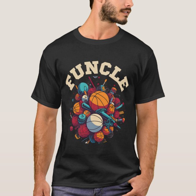 FUNCLE - The Fun Uncle Sports Equipment Whirlwind  T-Shirt (Front)