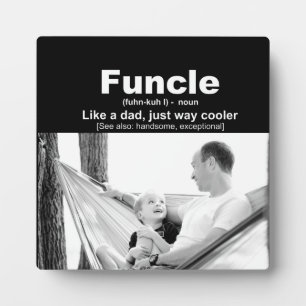 Funcle Uncle Definition Personalized Photo Plaque