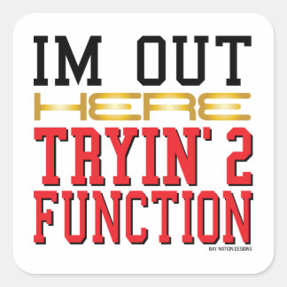 Function Square Sticker