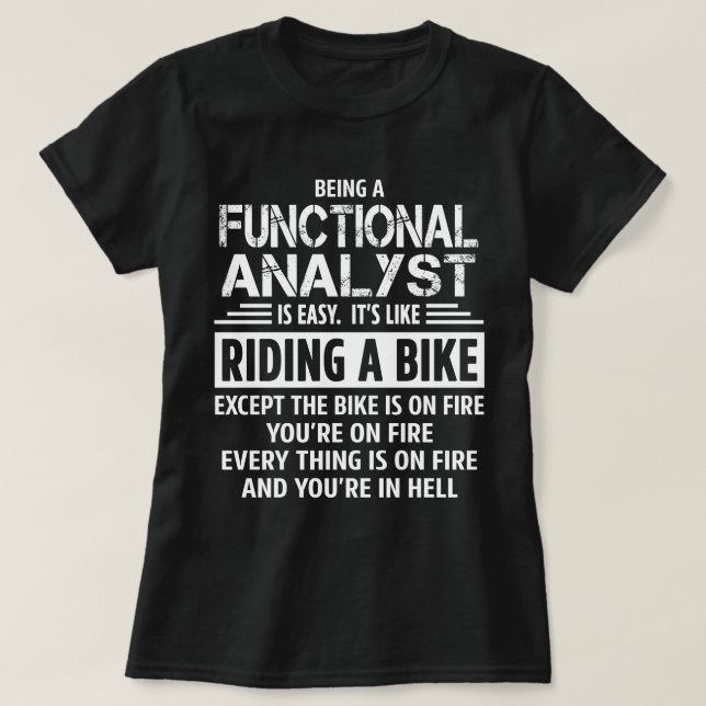 Functional Analyst T-Shirt (Design Front)