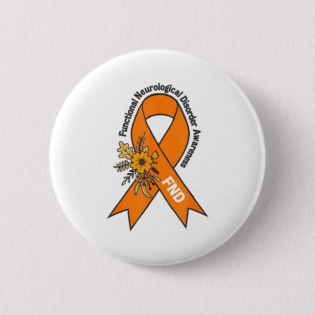 Functional Neurological Disorder Awareness Fnd War 2 Inch Round Button (Front)