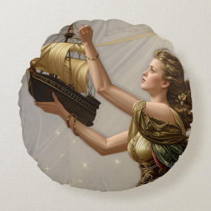Funda para edredón"Full size bed Round Pillow