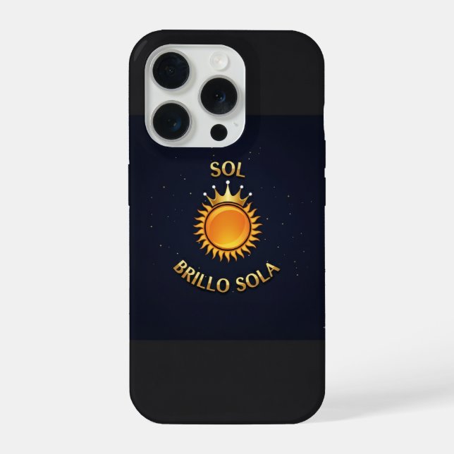 Funda para iPhone 15 Sol Brillo Sola – Protección  Case (Back)