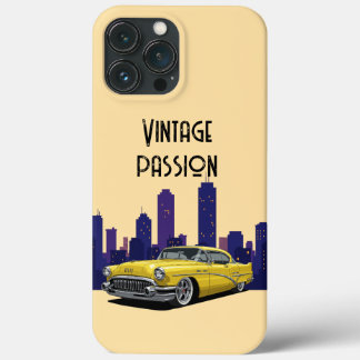 Funda para iPhone / iPad Vintage auto iPhone 13 Pro Max Case