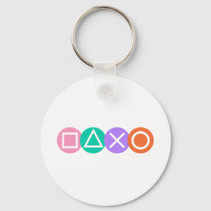 Fundamental Game Symbols Keychain