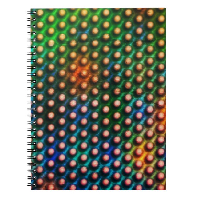 Fundo colorido verde, azul, laranja. Saliência? Notebook (Front)