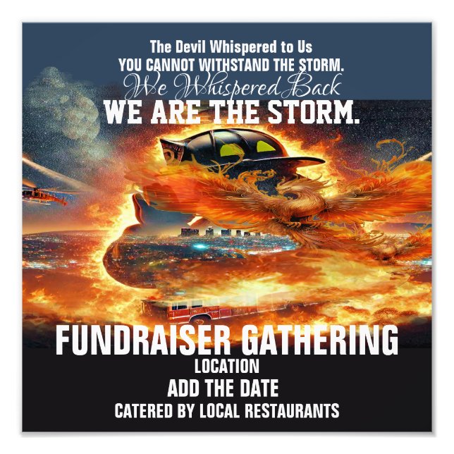 FUNDRAISER WE SHALL RISE PHOTO PRINT (Front)