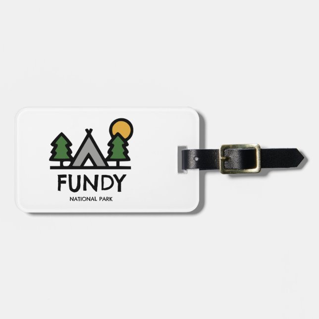 Fundy National Park Luggage Tag (Front Horizontal)
