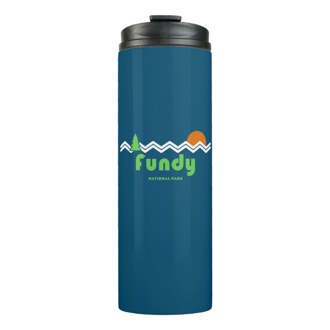 Fundy National Park Retro Thermal Tumbler (Front)