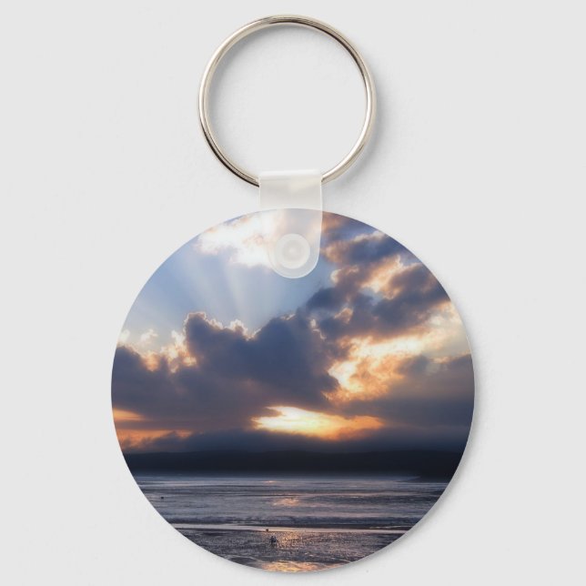 Fundy Sunset Keychain (Front)