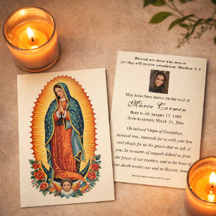 Funérailles catholiques Vierge Marie Guadalupe rel