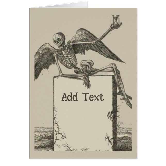 Funérailles comiques, ajouter du texte, (Devant)