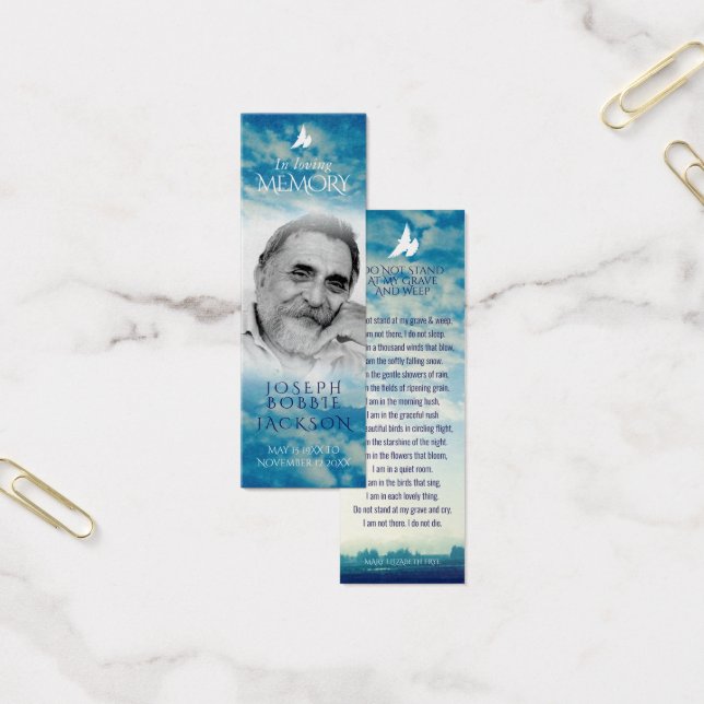 Funérailles dans la mémoire amoureuse nuages mince (Bureau)