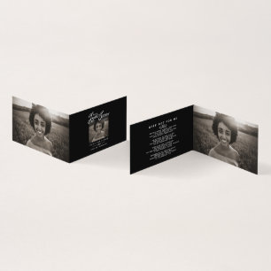 Funérailles dans nos coeurs pour toujours carte po