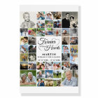 Funeral 42 Photo Collage FOREVER IN OUR HEARTS