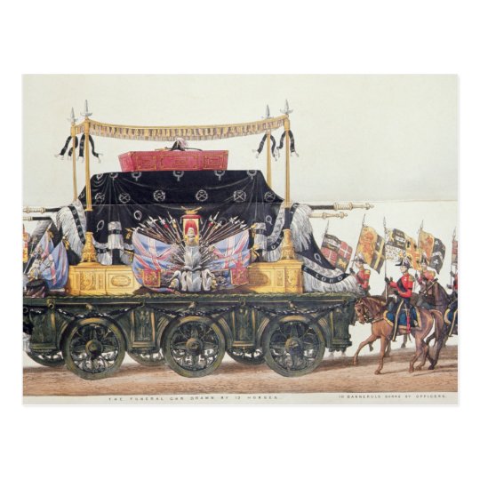 Funeral Car of the Duke of Wellington, 1853 Postcard