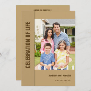 Funeral Card Template