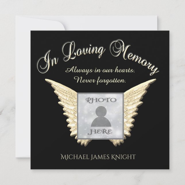 Funeral / Celebration of Life Notice Invitation (Front)