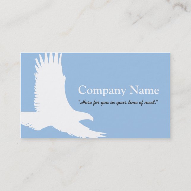Funeral Director Business Card (Back)