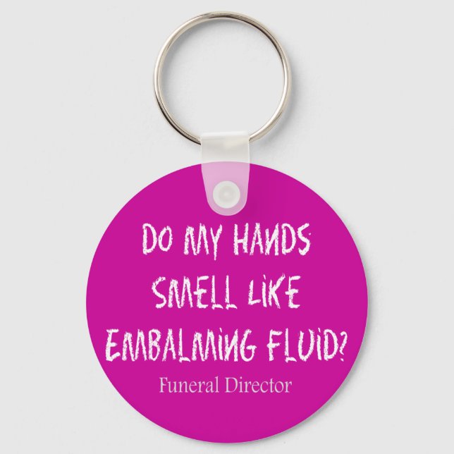 Funeral Director/Mortician Funny Gifts Keychain (Front)